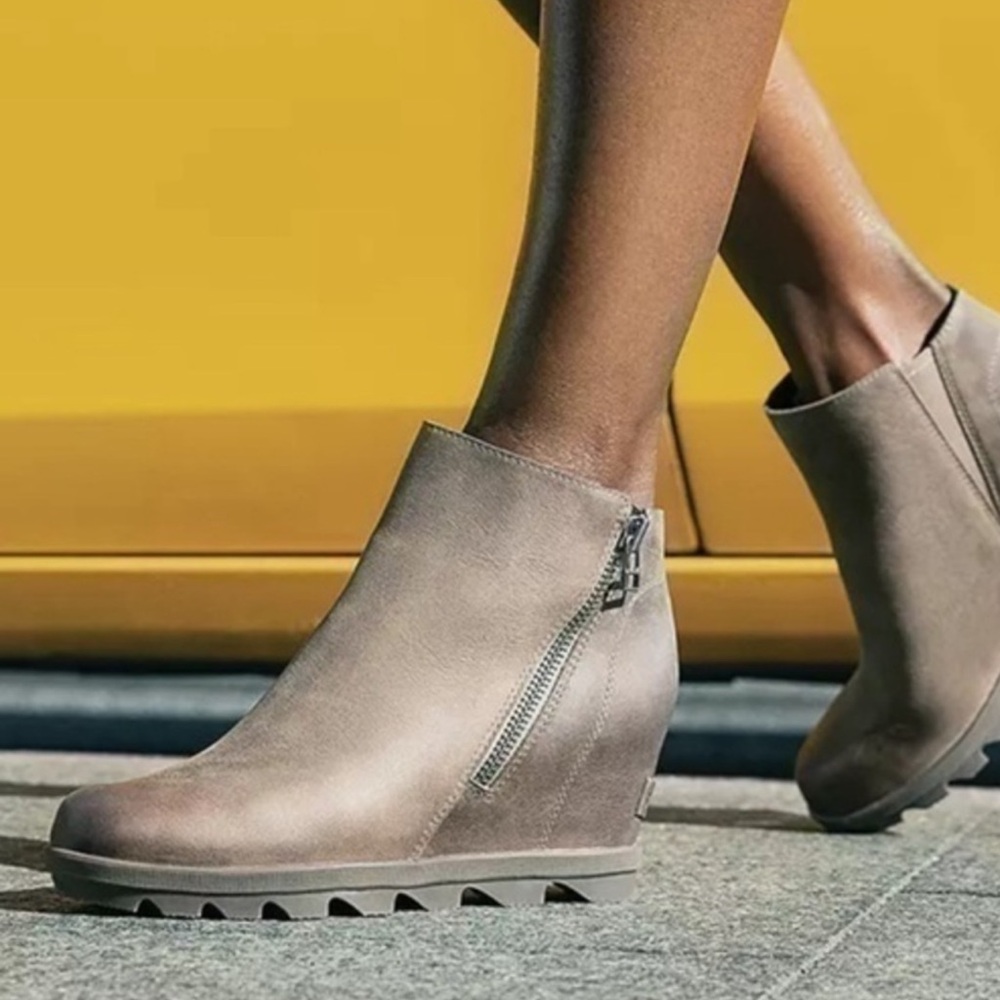 Sorel Gray Ankle Booties